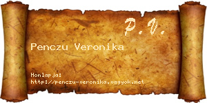 Penczu Veronika névjegykártya